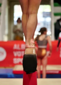 Photo poutre gymnastique
