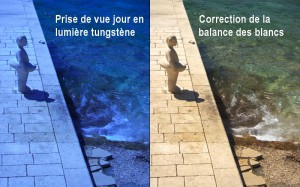 Réglage de balance des blancs en vidéo