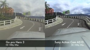 Test comparatif entre les caméras Action Cam (Sony) et Gopro.