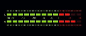 Niveaux d'enregistrement audio