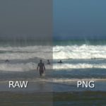 Image RAW et image PNG