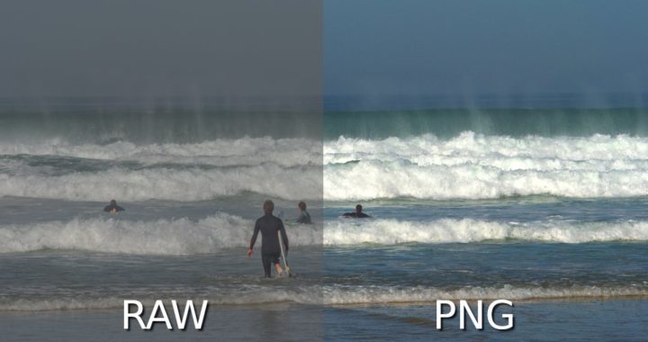 Image RAW et image PNG