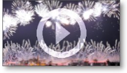 Captation vidéo du feu d'artifice du 14 Juillet 2019 à Carcassonne.