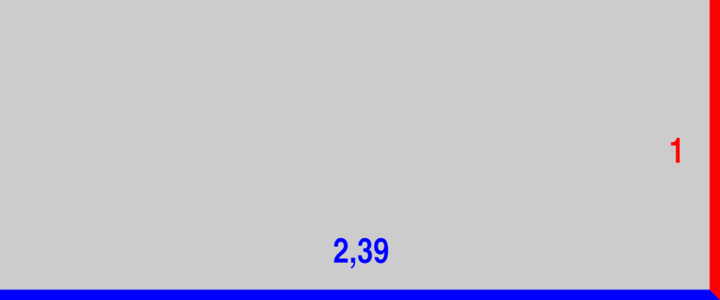 Rapports de cadre 2,39:1