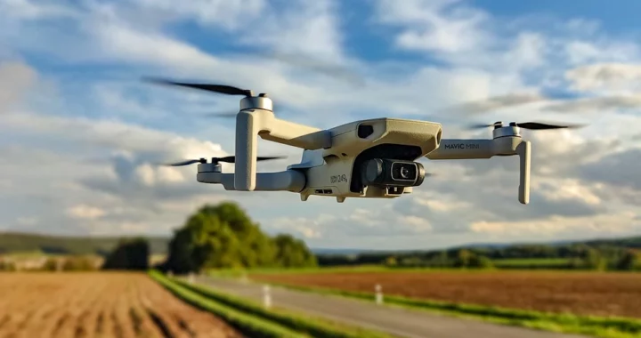 Tournage vidéo avec un drone